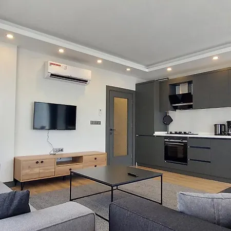 New Flat With Big Living Spaces 1 Near By Lara * Antalya